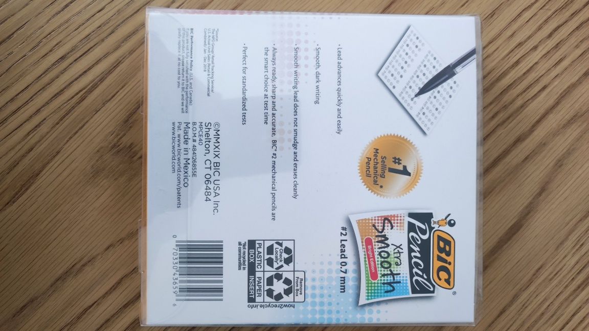 Механічні олівці BIC Xtra-Smooth, 0.7 мм, 40 шт