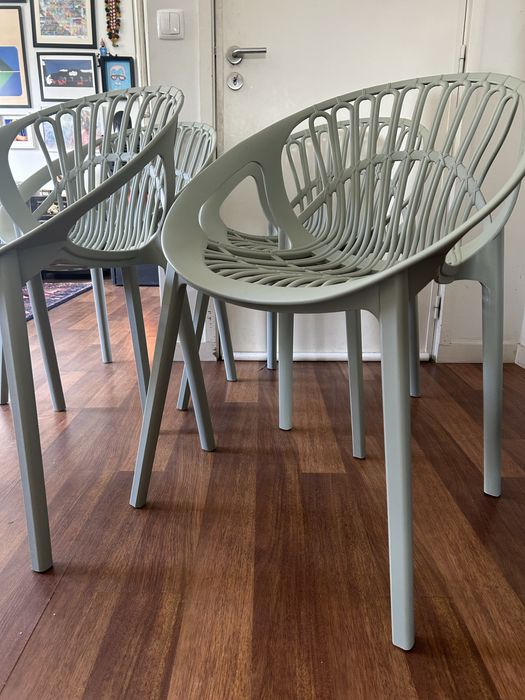 Conjunto 5 cadeiras como novas