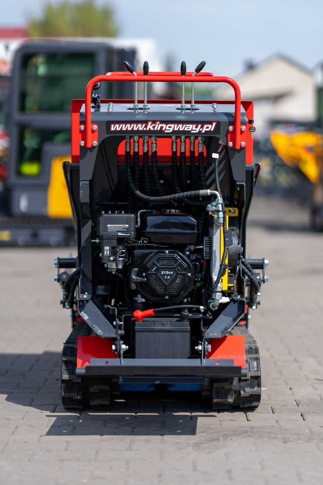 NOWA Gąsienicowa Taczka z ładowaczem Wozidło Wywrotka GP500 Dumper