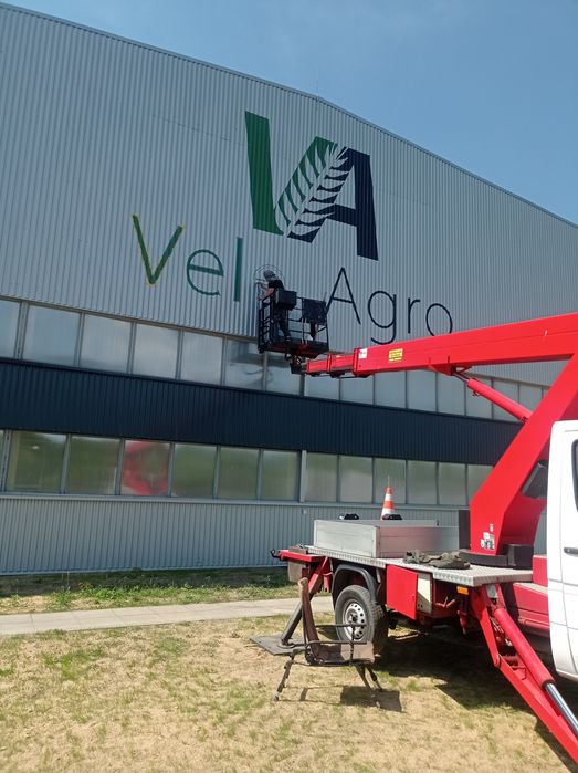 Usługi podnośnikami koszowymi 22 metry