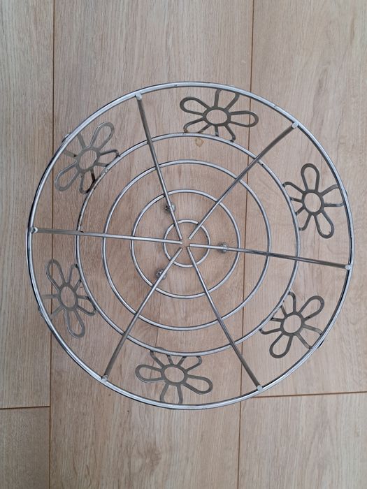 Owocarka metaloea, misa na owoce, pojemnik kuchenny wzór z kwiatami