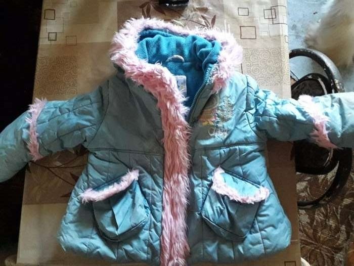 куртка детская для девочки обе за 100