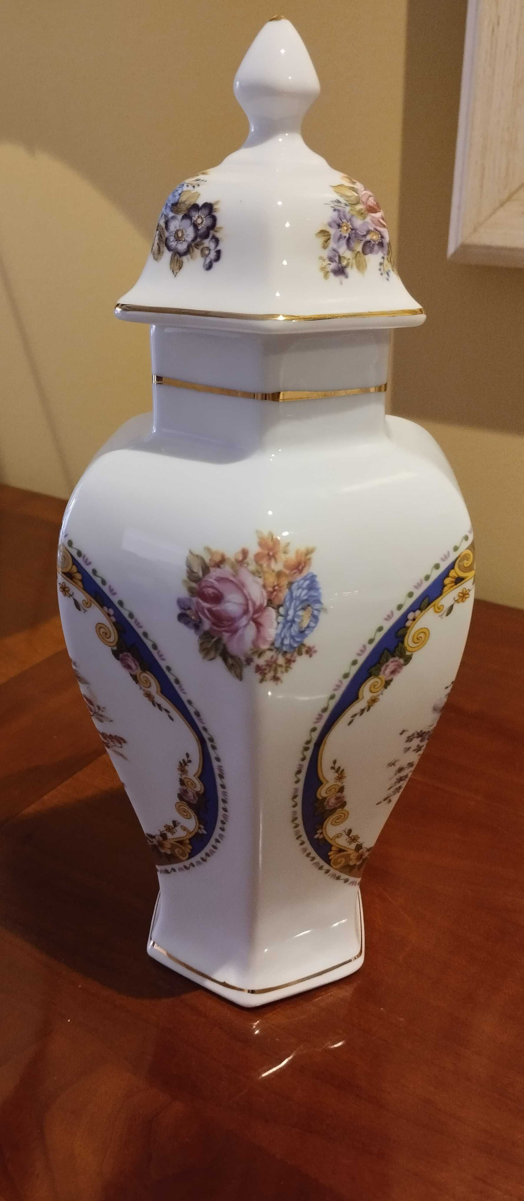 Porcelana de Limoges,  pote e prato - Elegância Francesa