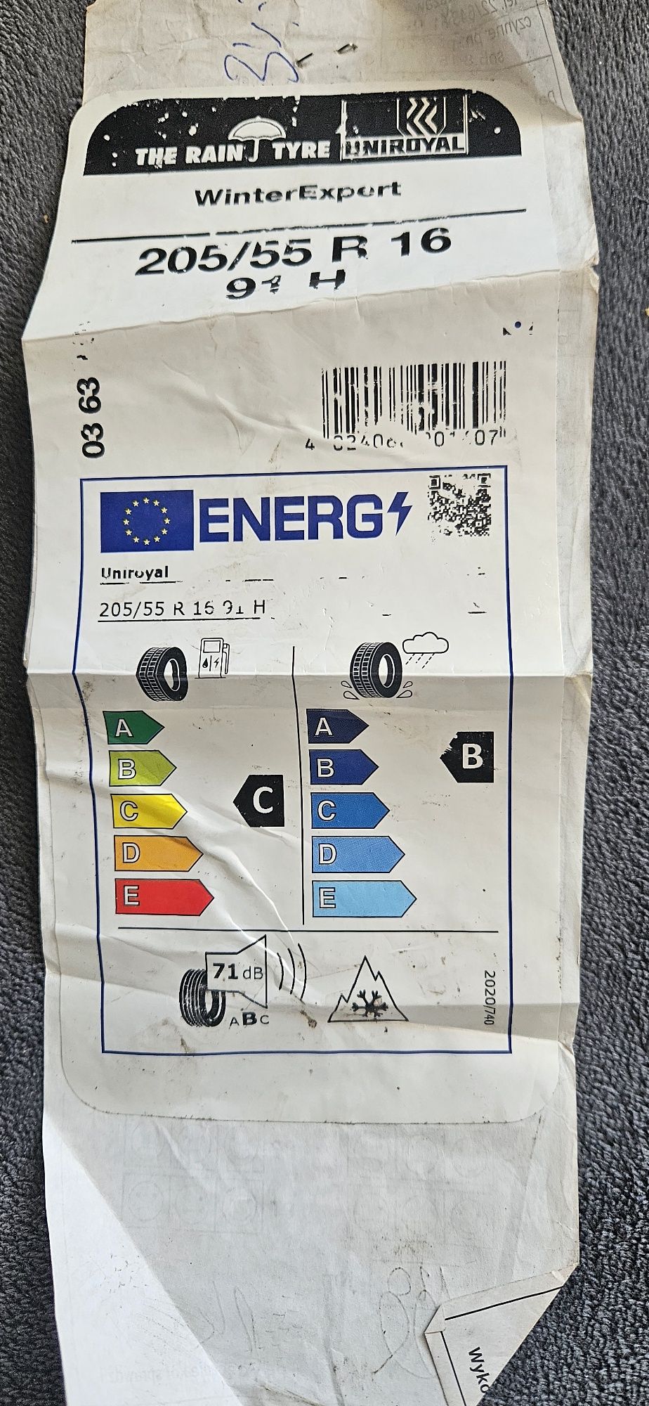 Opony zimowe Uniroyal 205/55 R16
