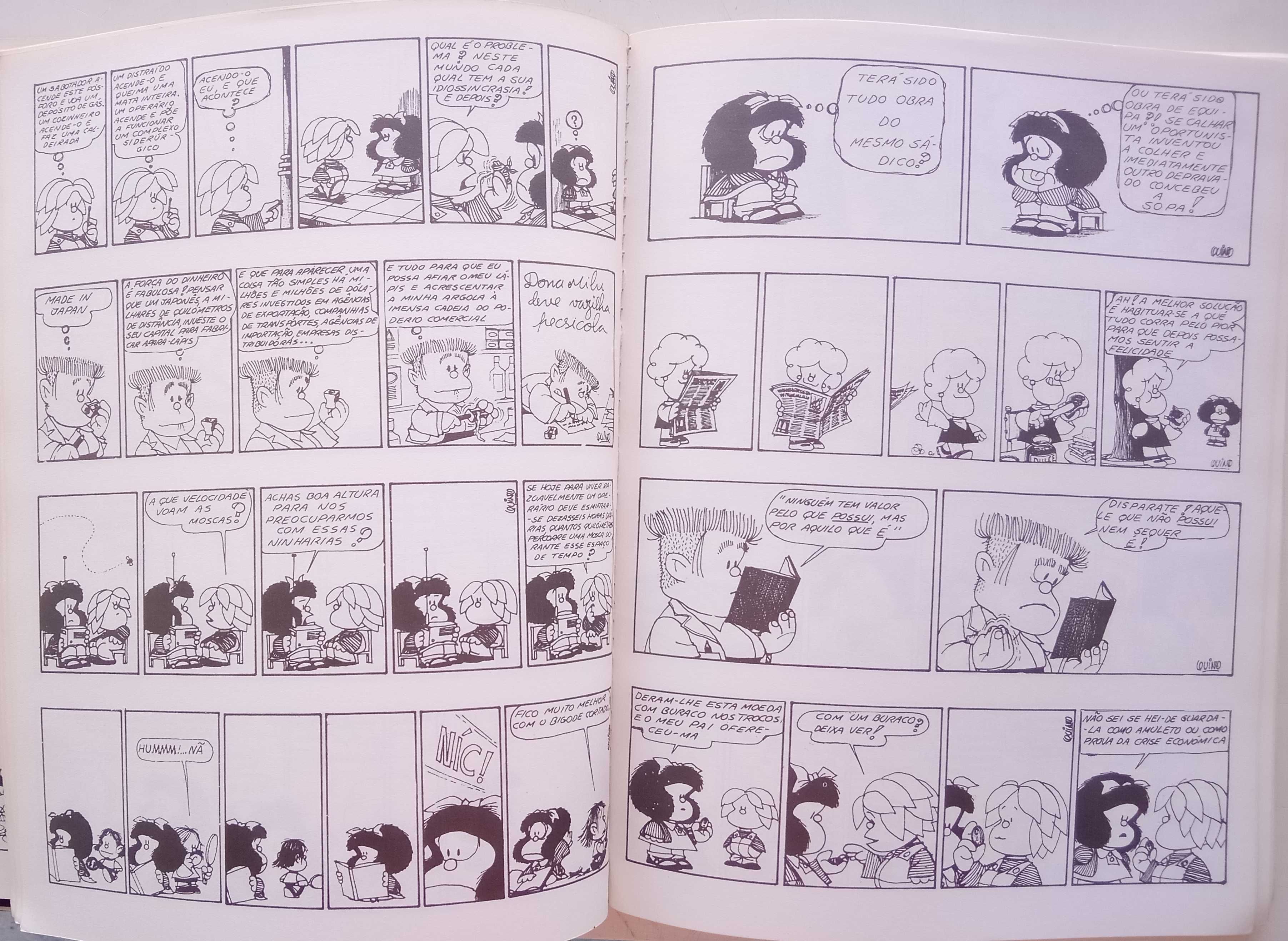 Quino  - - - Deixem a Mafalda Voar - - - - -Livro