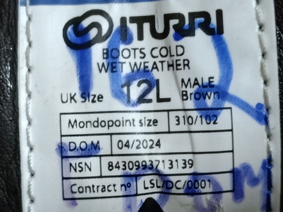 ITURRI берцы коричневые