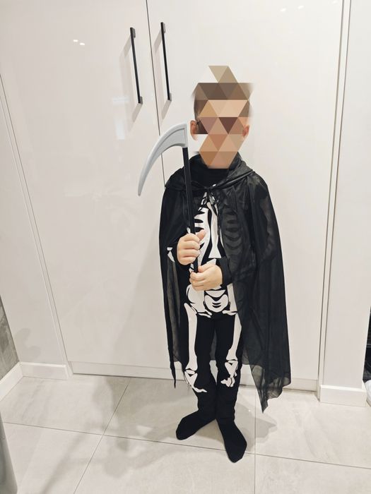 Strój HALLOWEEN kościotrup. Stan idelany