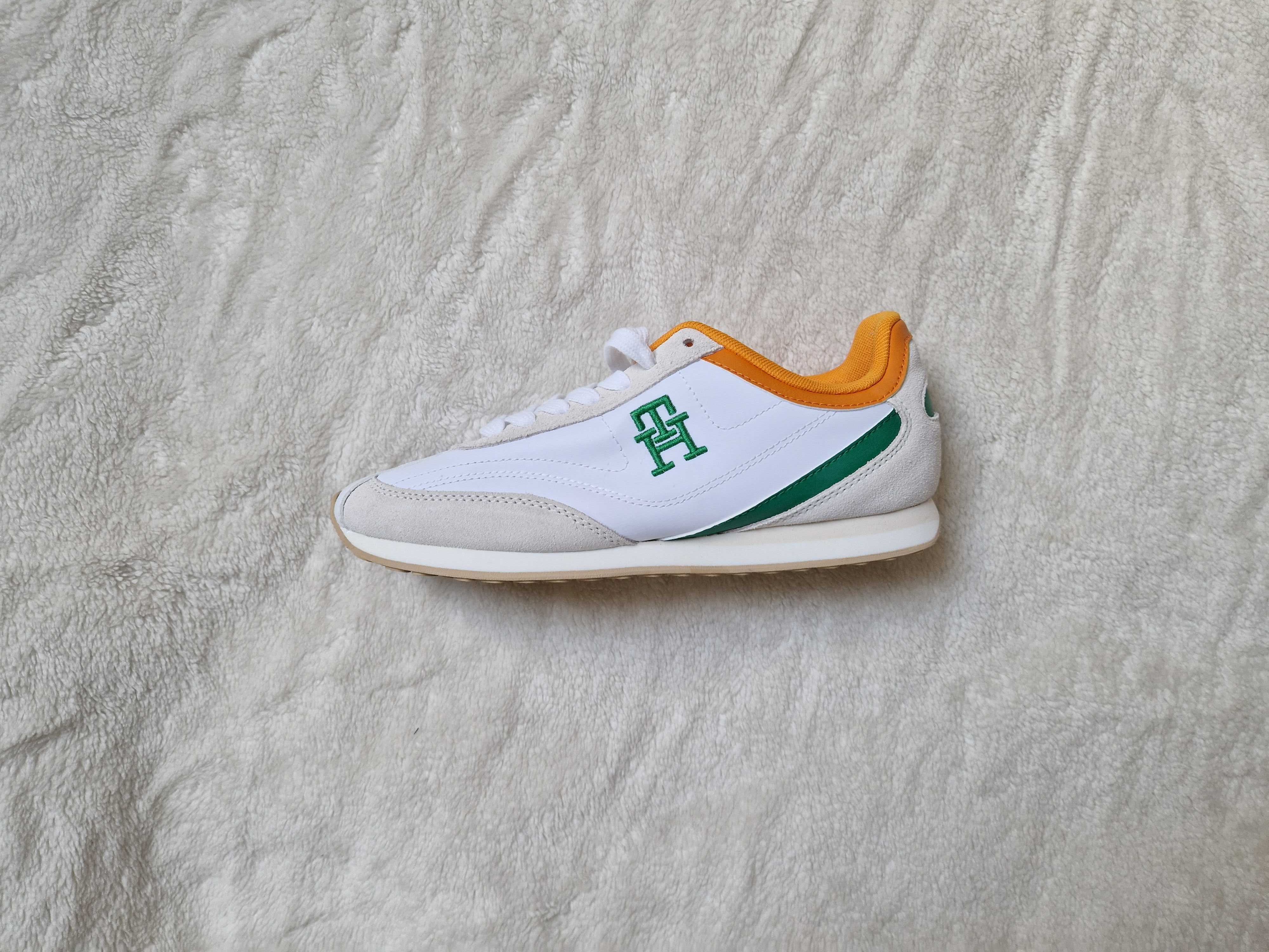 Nowe białe damskie buty sportowe sneakersy Tommy Hilfiger rozmiar 37