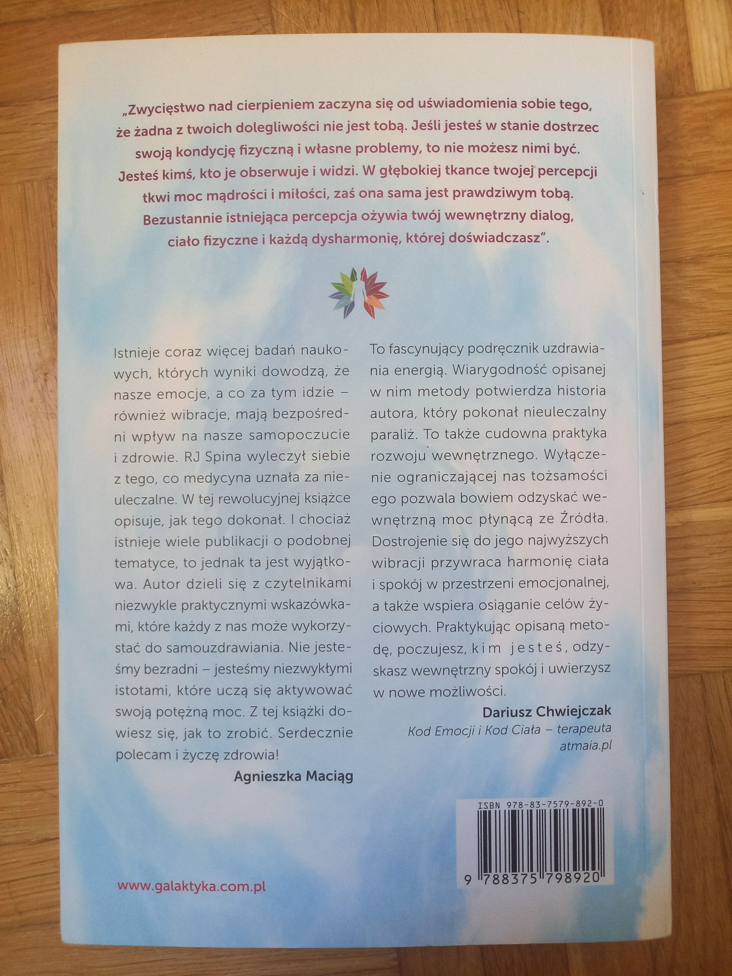 SAMOUZDRAWIANIE przez podwyższanie wibracji - RJ SPINA