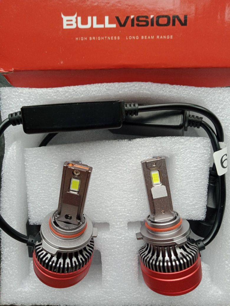 6000K пара LED ламп H1, H3, H4, H7, H8/9/11, H13, HB3/4, HIR2 canbus