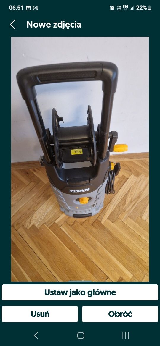 Myjka ciśnieniowa Titan 150bar