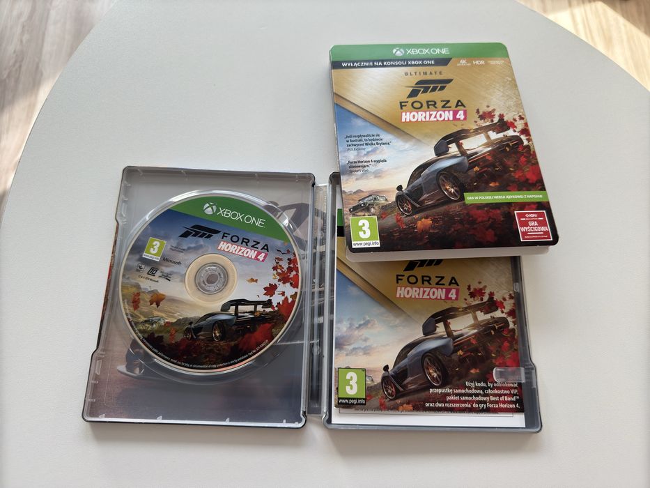 Forza horizon 4 edycja ultimate steelbook gra xbox one series x