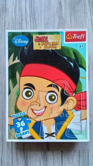 Duże puzzle XXL dla dzieci Jake i piraci z Nibylandii Disney Trefl 3+