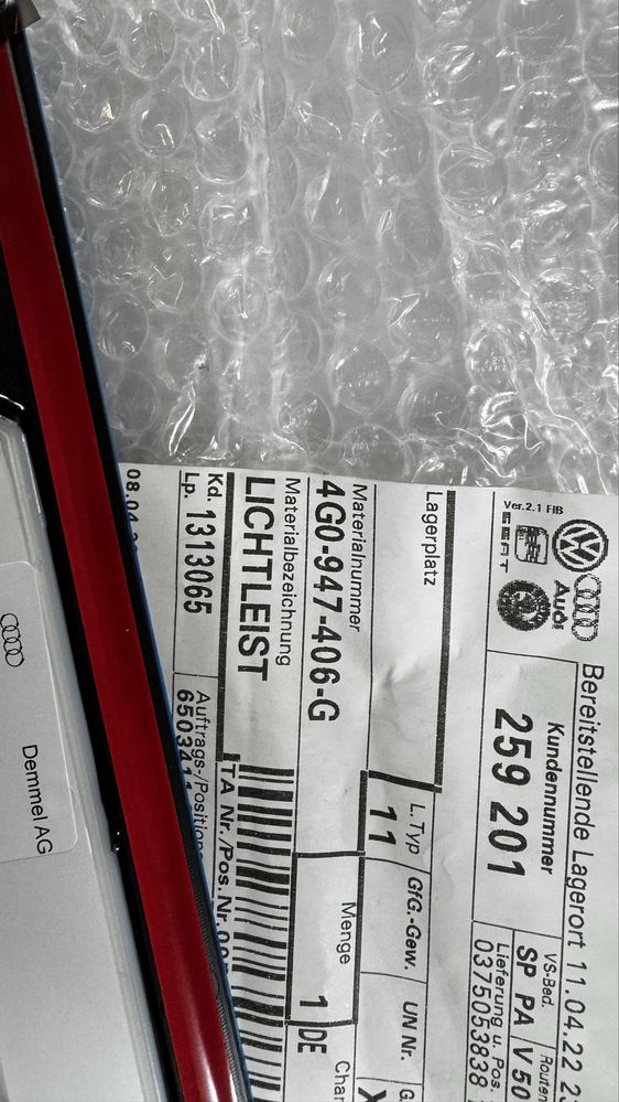 Podświetlan listwa A6 C7