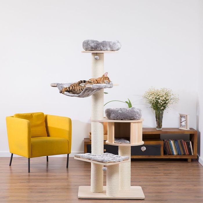 Natural Paradise Drapak Dla Kota Magnolia XL Plus Szary OGROMNY SOLIDN