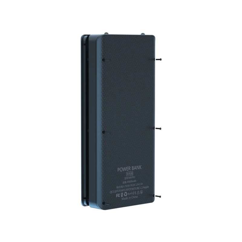 Корпус повербанка 8x18650 18W QC3 PD фонарик быстрая зарядка