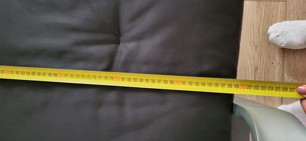 Ikea sofa czarna rozkladana