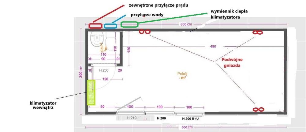 Kontener usługowy 6x3