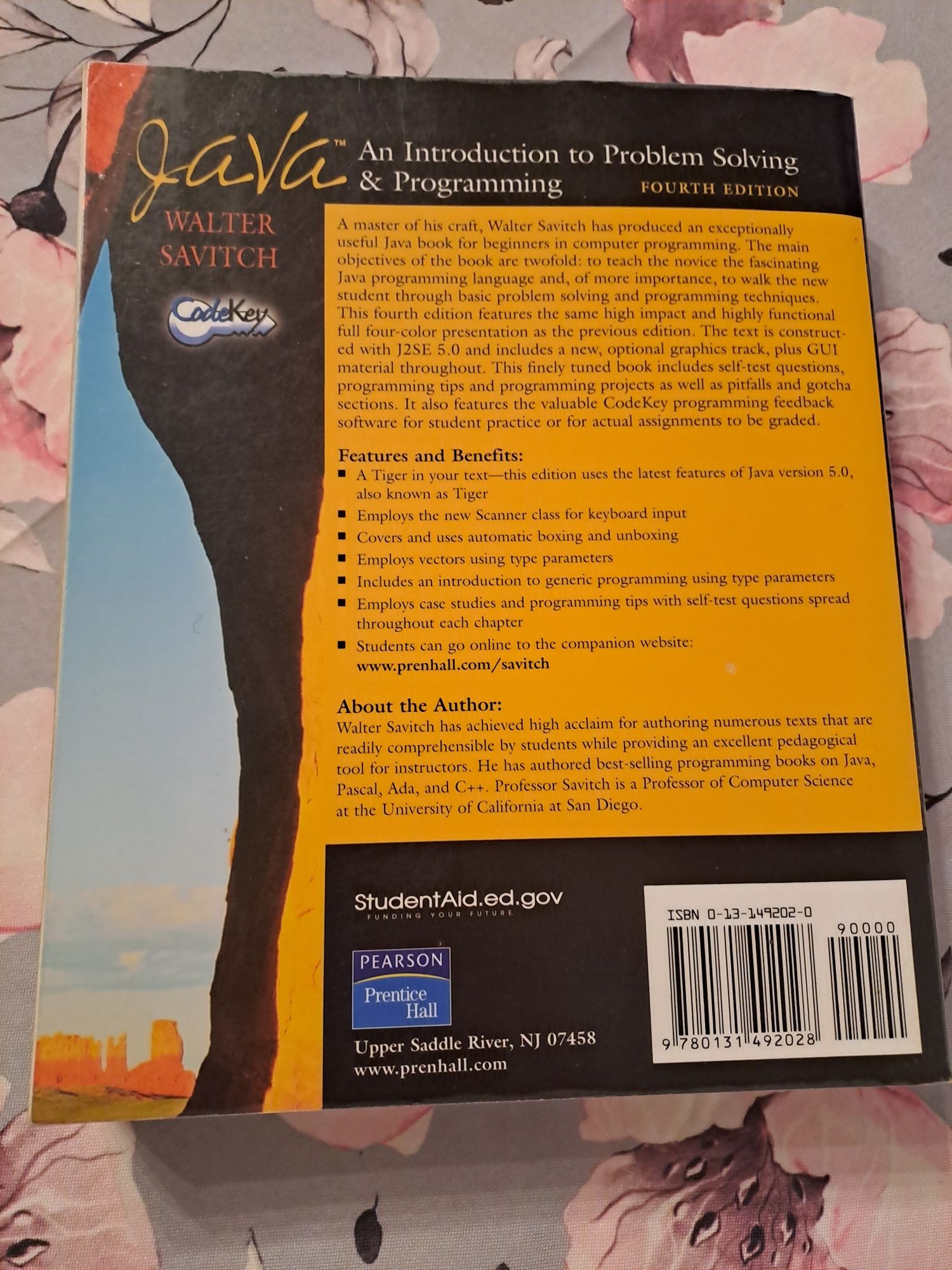 Livro Java am Introducong to problem solving & programing