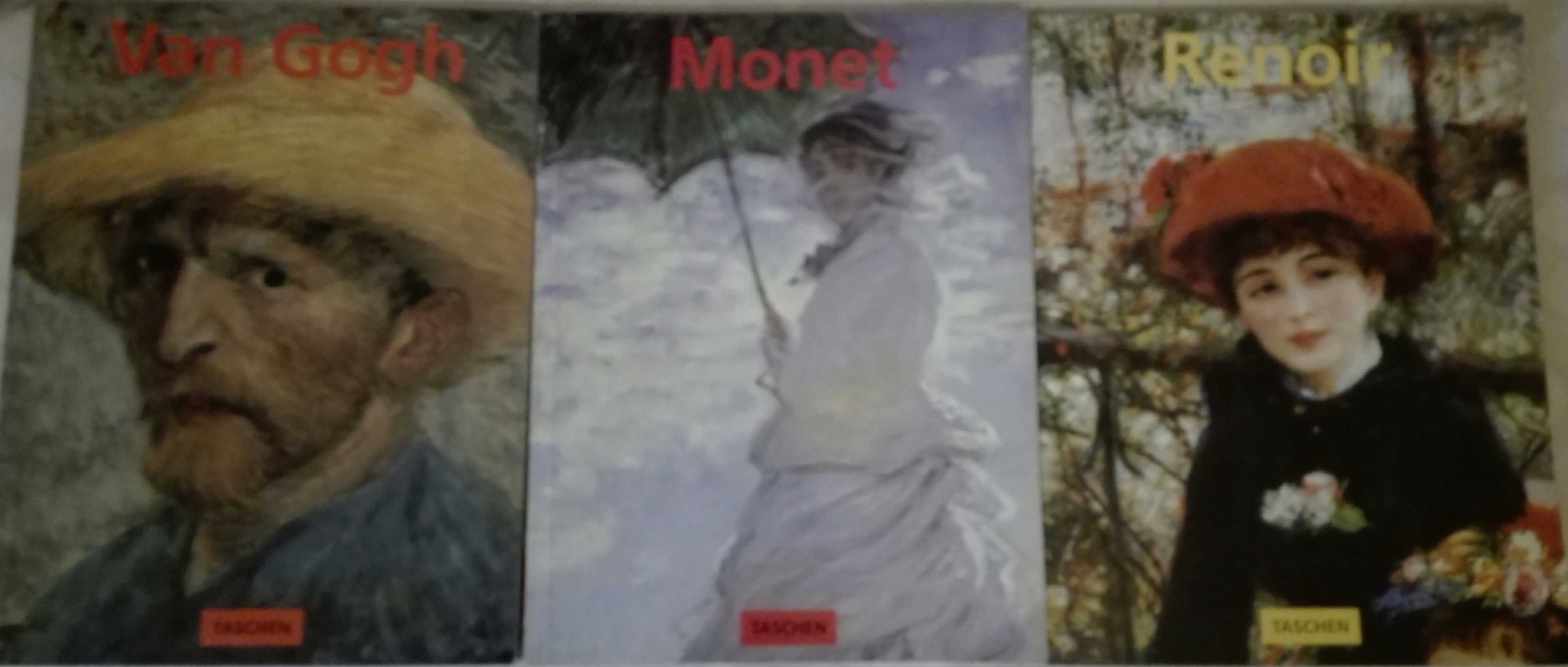 Coleção Taschen 3 volumes Van Gogh Monet Renoir