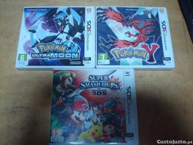 lote 18 jogos Nintendo 3ds