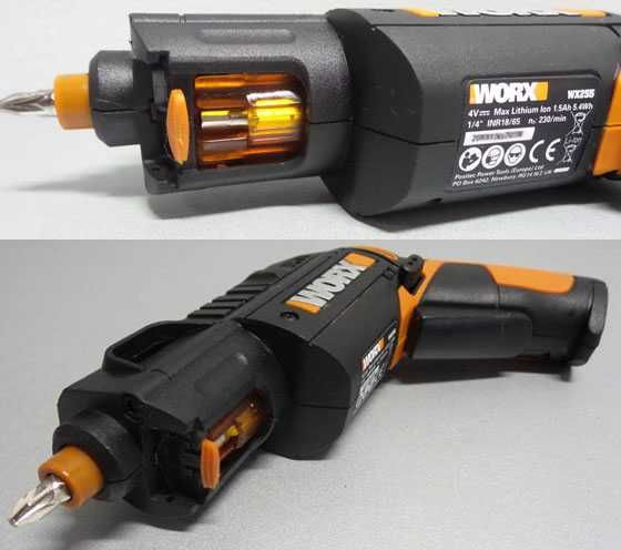 Wkrętak WORX SD WX255 Półautomatyczny Podręczny Bateria MaxLithium 4 V