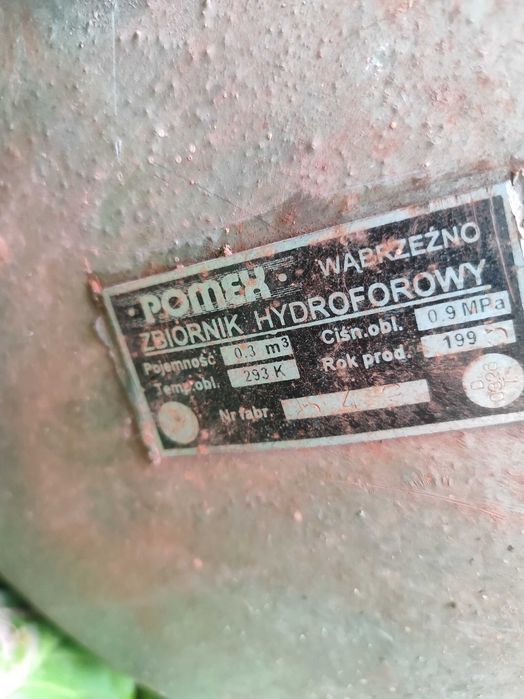 Zbiornik hydroforowy