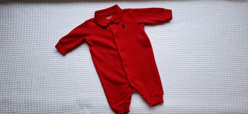 Ralph Lauren, rewelacyjny rampers, pajacyk, święta, roz. 50cm