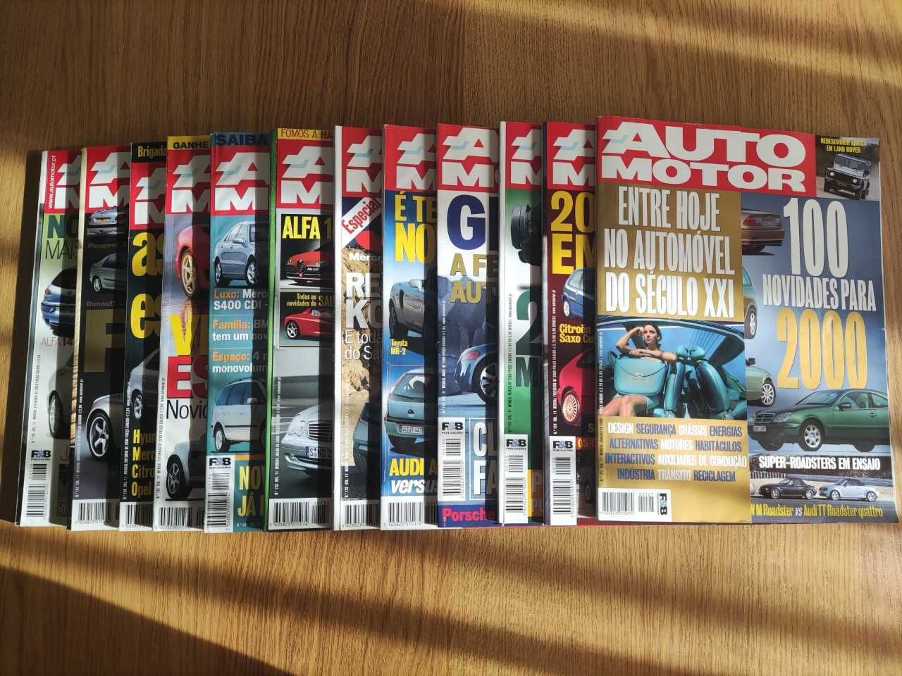 Revistas Auto Motor - coleção completa ano 2000