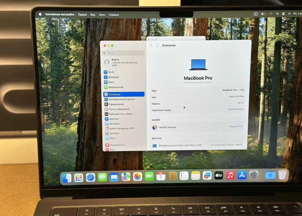 Macbook Pro 14 M3 18/512 гб