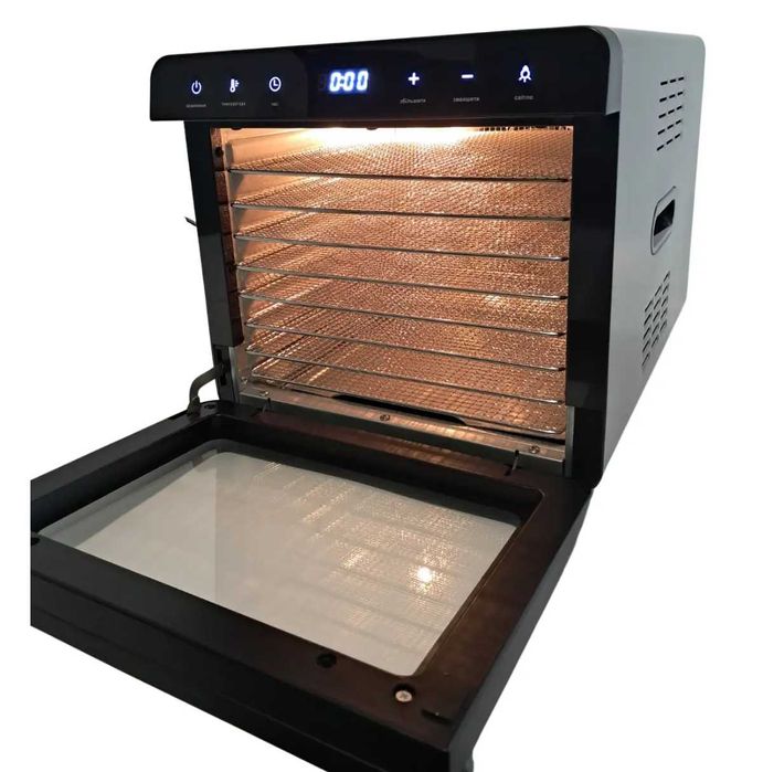 Дегідратор професійний Tekhniko DH-08A-BK чорний (8 лотків)