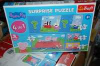 nowe puzzle PEPPA PIG 4w1