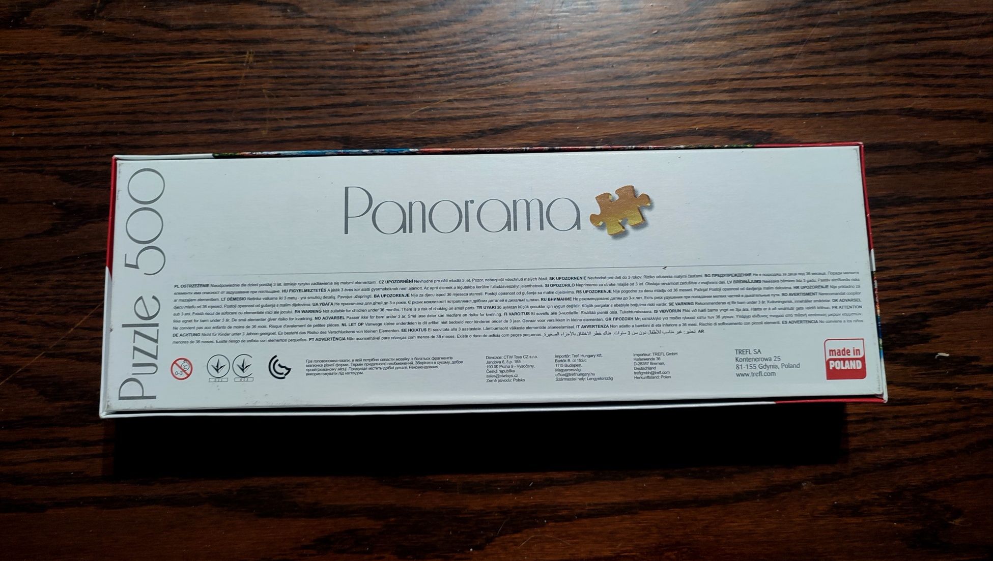 Puzzle Trefl 500 elementów panorama Kotor Czarnogóra nr 29506