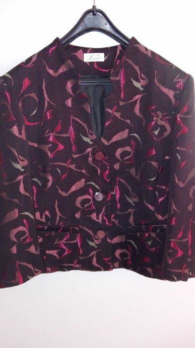 Elegancka Żakardowa marynarka damska - żakiet. Rozm.42