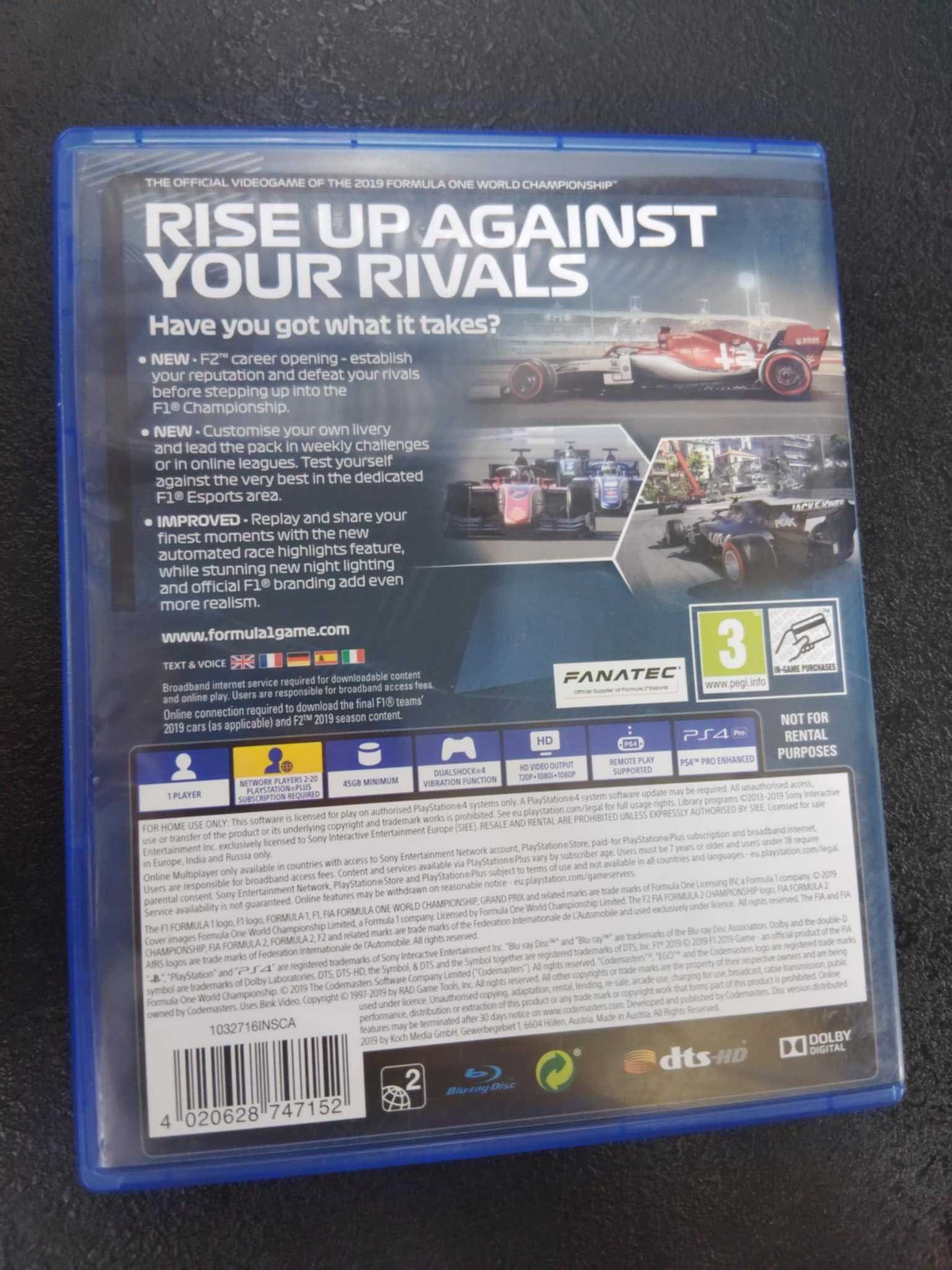 F1 2019 PS4 Polskie napisy są w grze / formuła 1 19 ps4 i ps5