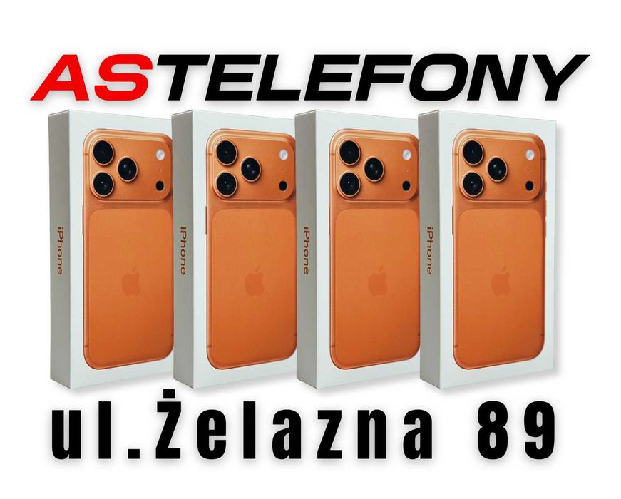 iPhone 17 Pro Max 2TB Pomarańczowy 11300zł Żelazna 89 W-wa