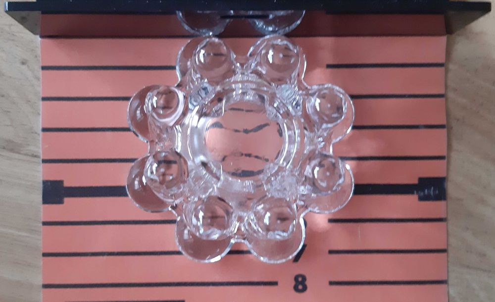 Świecznik szklany kryształowy Radiant Drost Ząbkowice