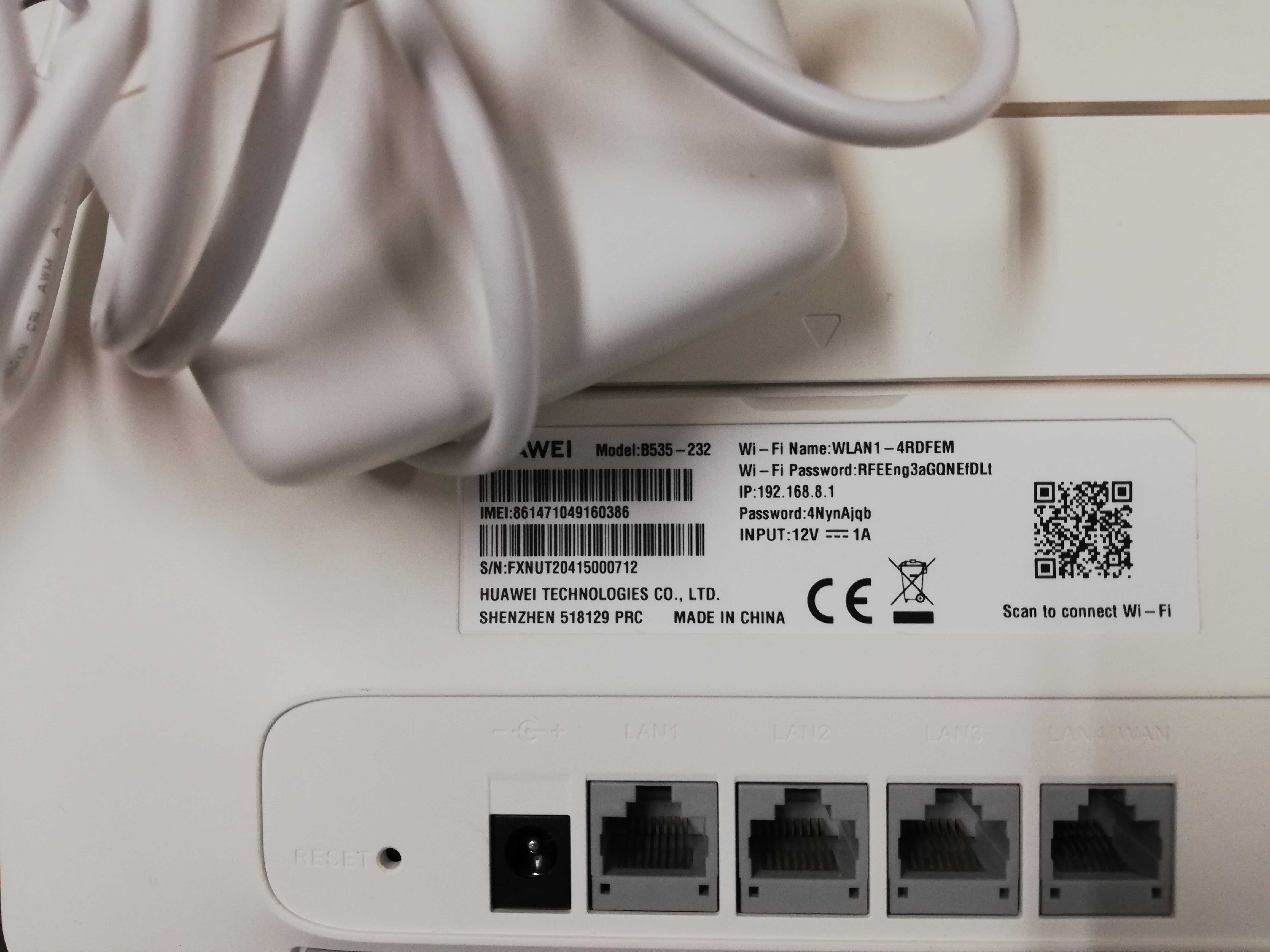 Huawei B535 router WiFi/LTE