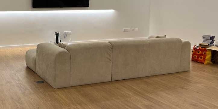 Sofá de canto direito (Pogni) - OPORTUNIDADE