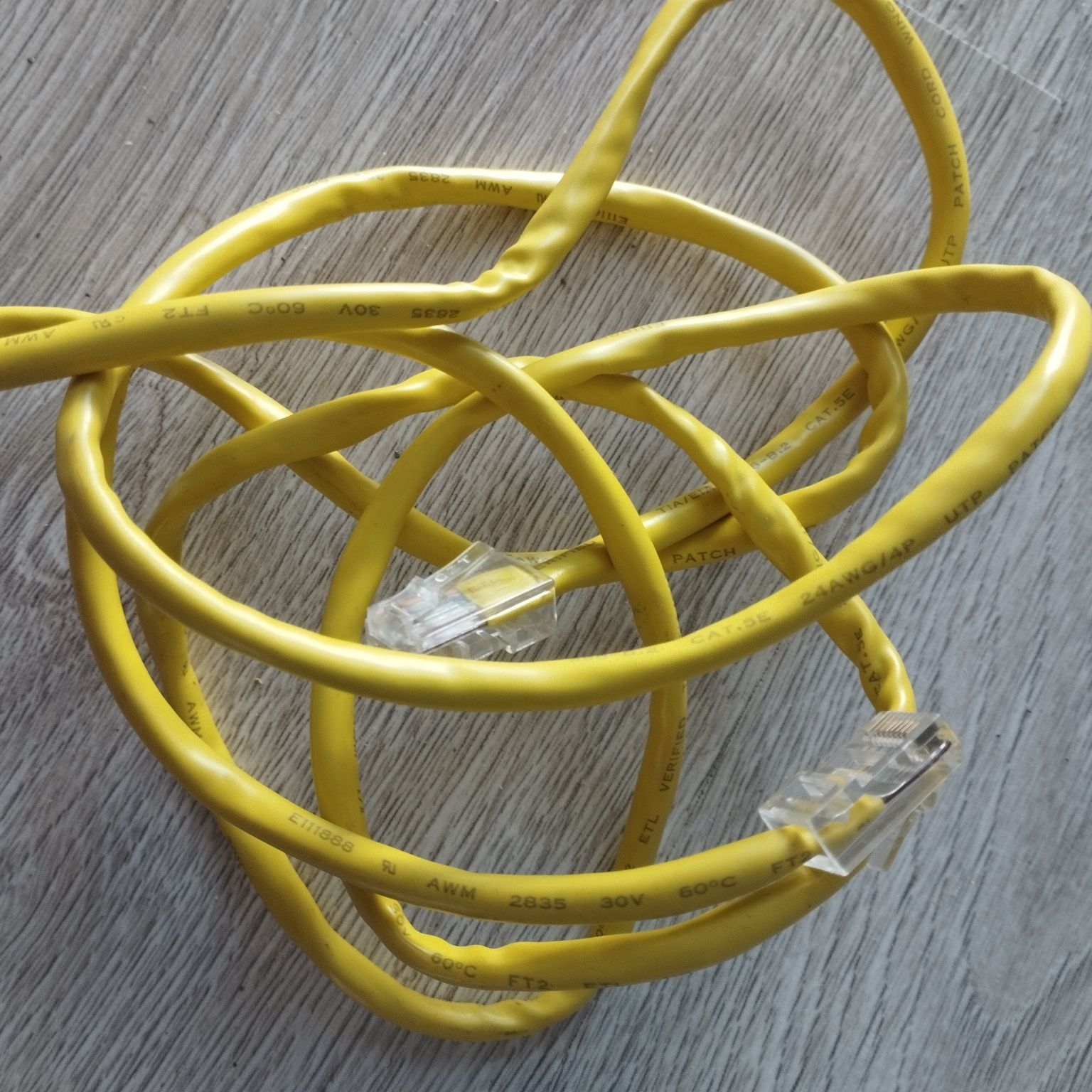 Kabel sieciowy RJ45 długość 1,55 cm