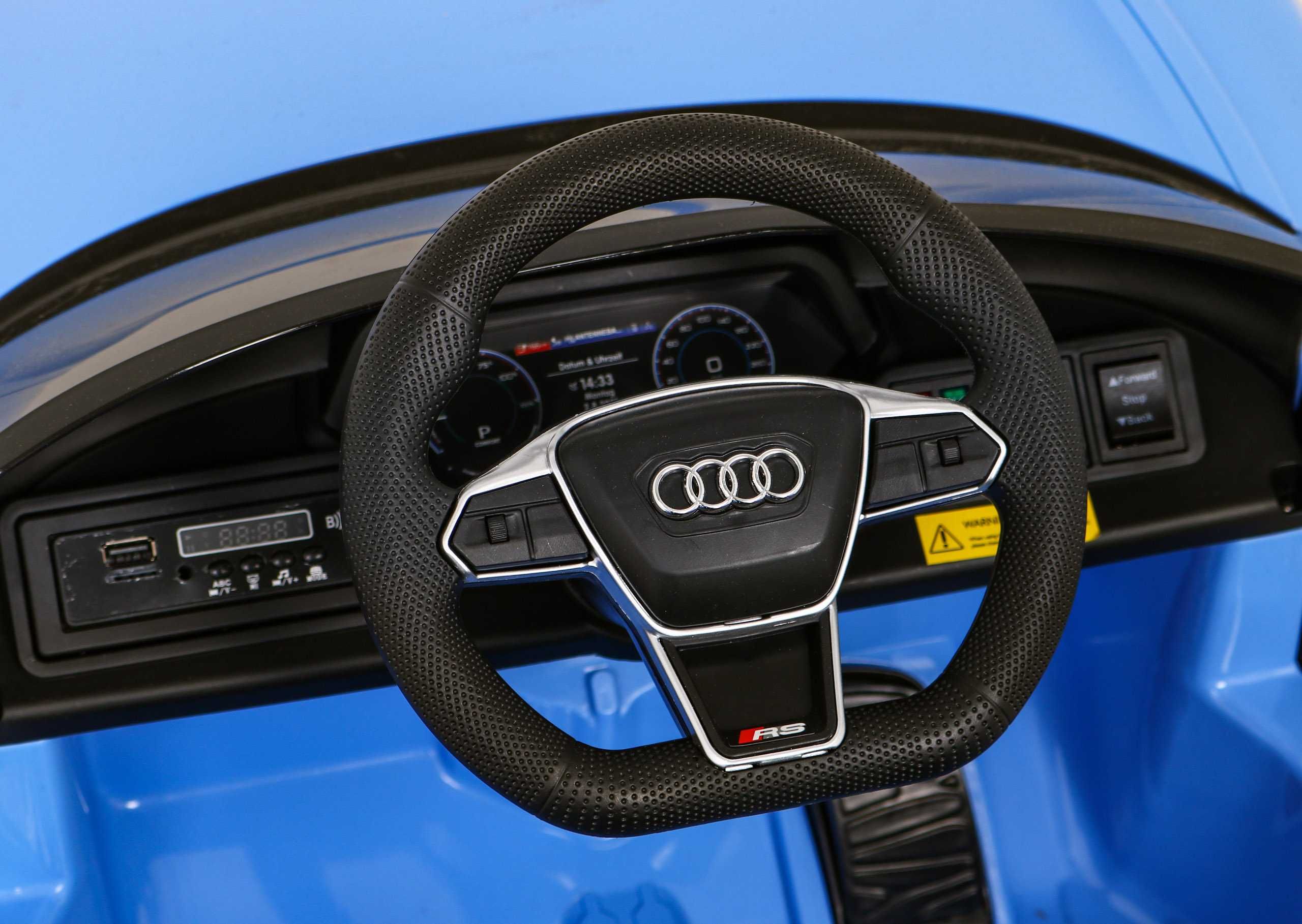 Audi RS E-Tron GT na akumulator Niebieski QLS-6888