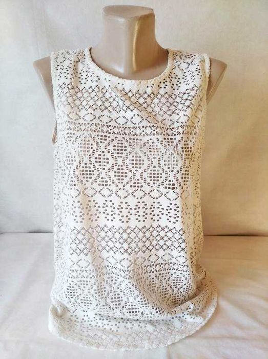 Майка блузка ажурна перфорація бренда NEXT
