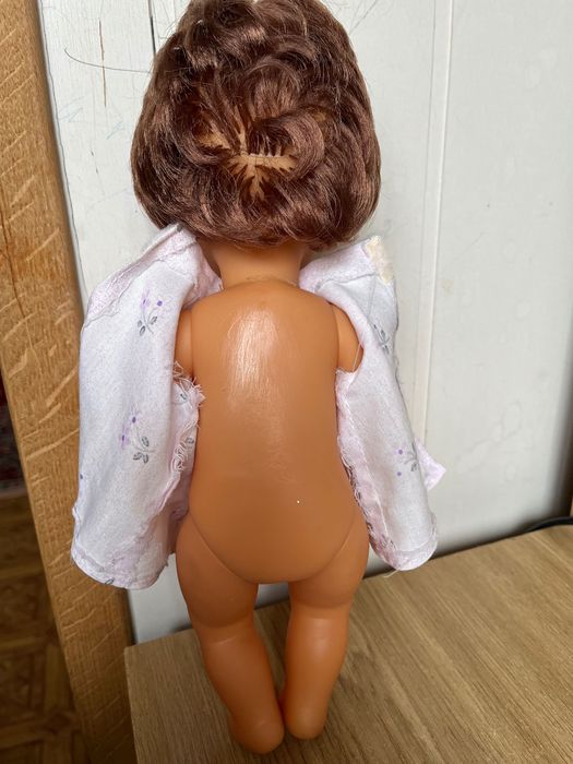 Кукла в платье с глазками