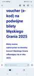 VOUCHER na 2osoby Męskie Granie