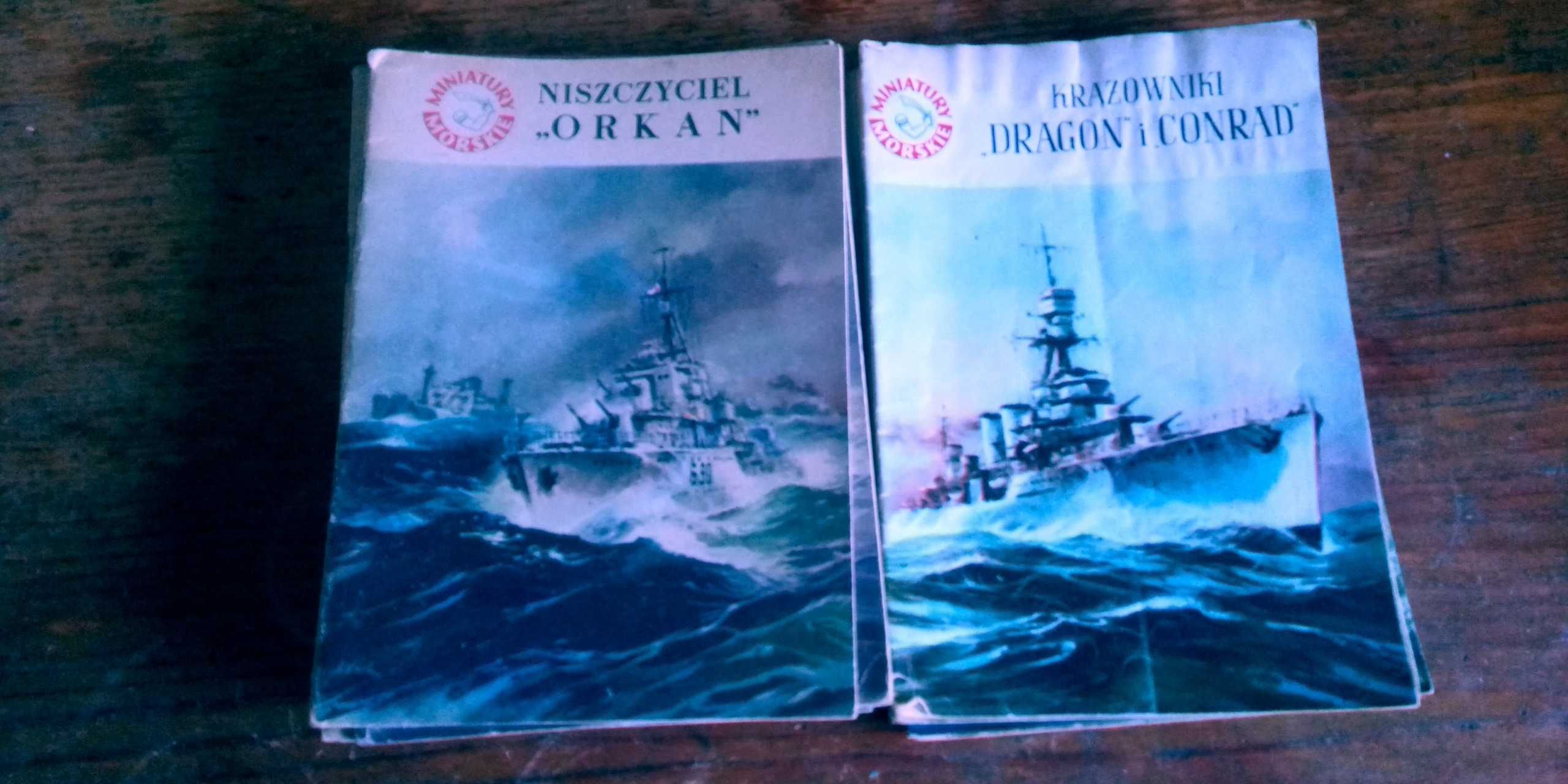 miniatury morskie Okręty Polskie wojenne w latach 20-45
