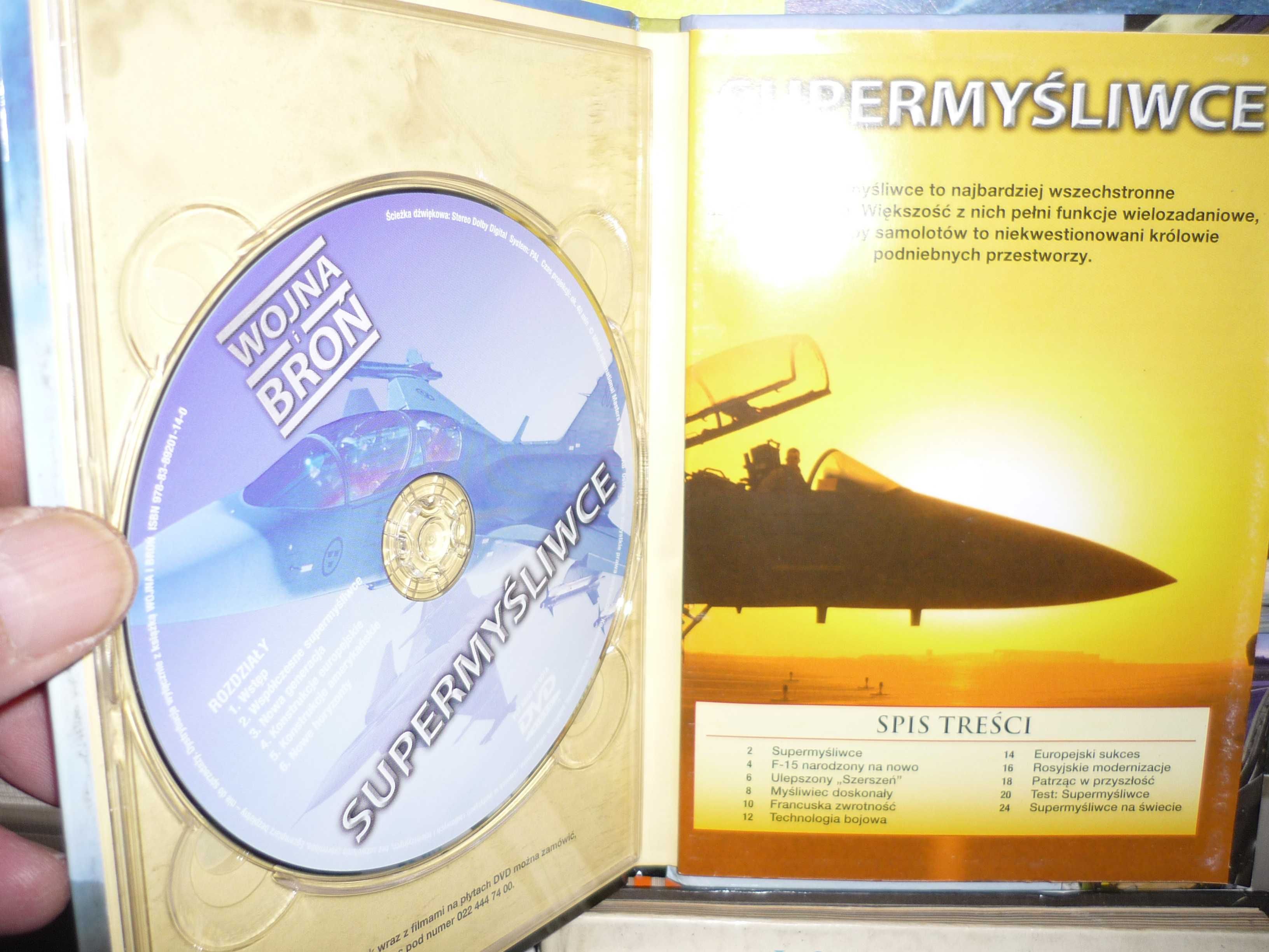 Supermyśliwce , książka + DVD.