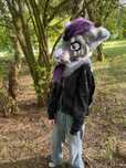 furry fursuit head dino maska premade