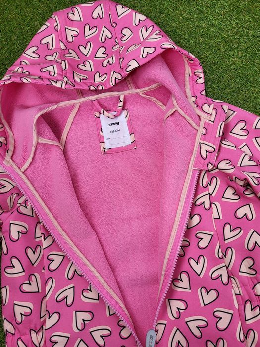 Демісезонна куртка вітровка на дівчинку 128 розміру в ідеальному стані