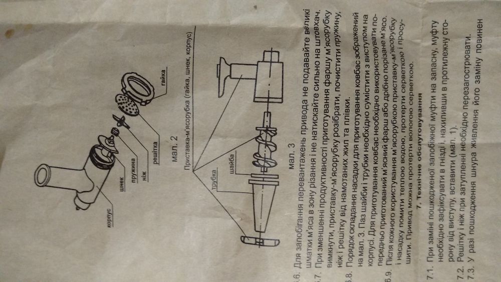 Мясорубка электрическая