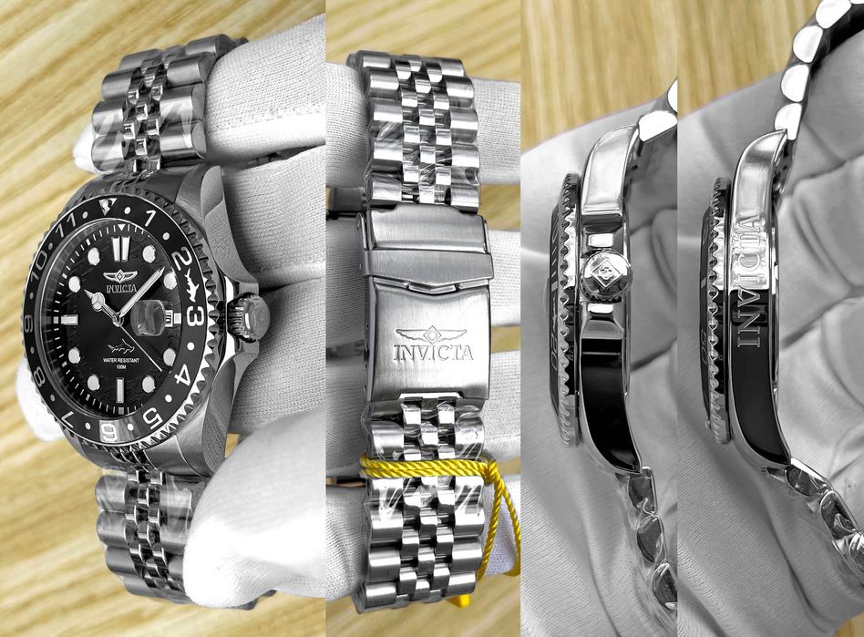 Годинник Invicta 35129 Pro Diver 43 mm. Master of the Oceans Black